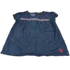 US Polo Assn Girl Size 6 100% Cotton Blouse